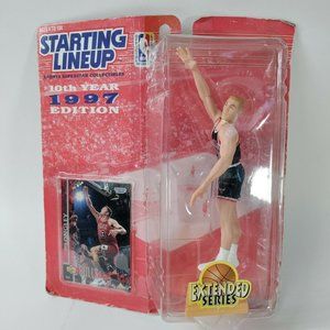 1997 NBA Chicago Bulls Luc Longley Starting Lineup Figure - New Unopened